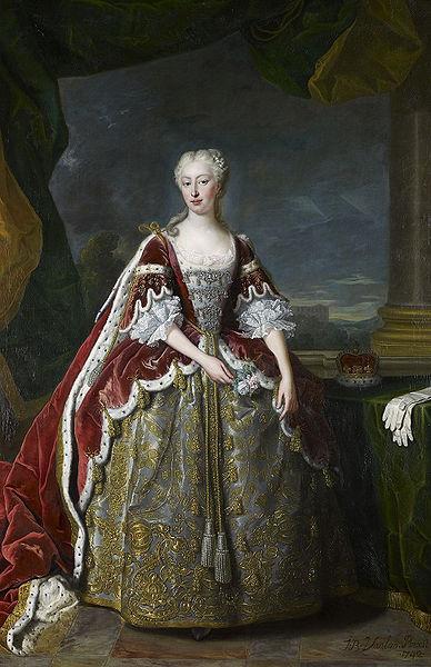 Jean Baptiste van Loo Princess Augusta of Saxe Gotha